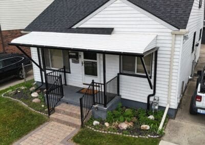Wayne Craft Railings and awnings over windows in Michigan