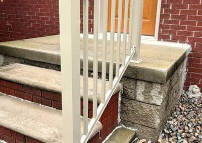 Wayne Craft Railings, Multiple color railings with custom features in michigan