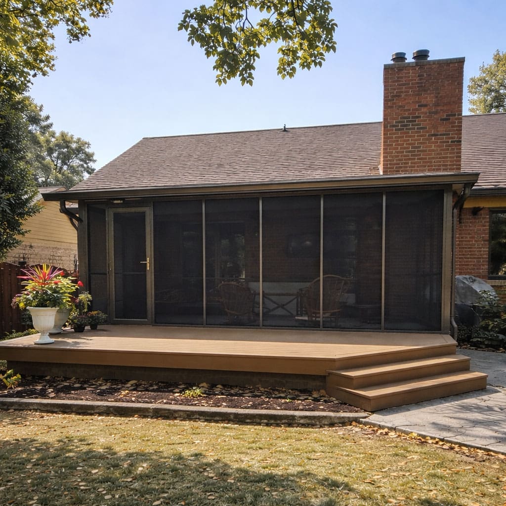 Wayne Craft Screen Room Job - After